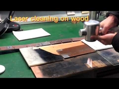 Dual axis laser cleaning machine with small head www.questtlaser.com